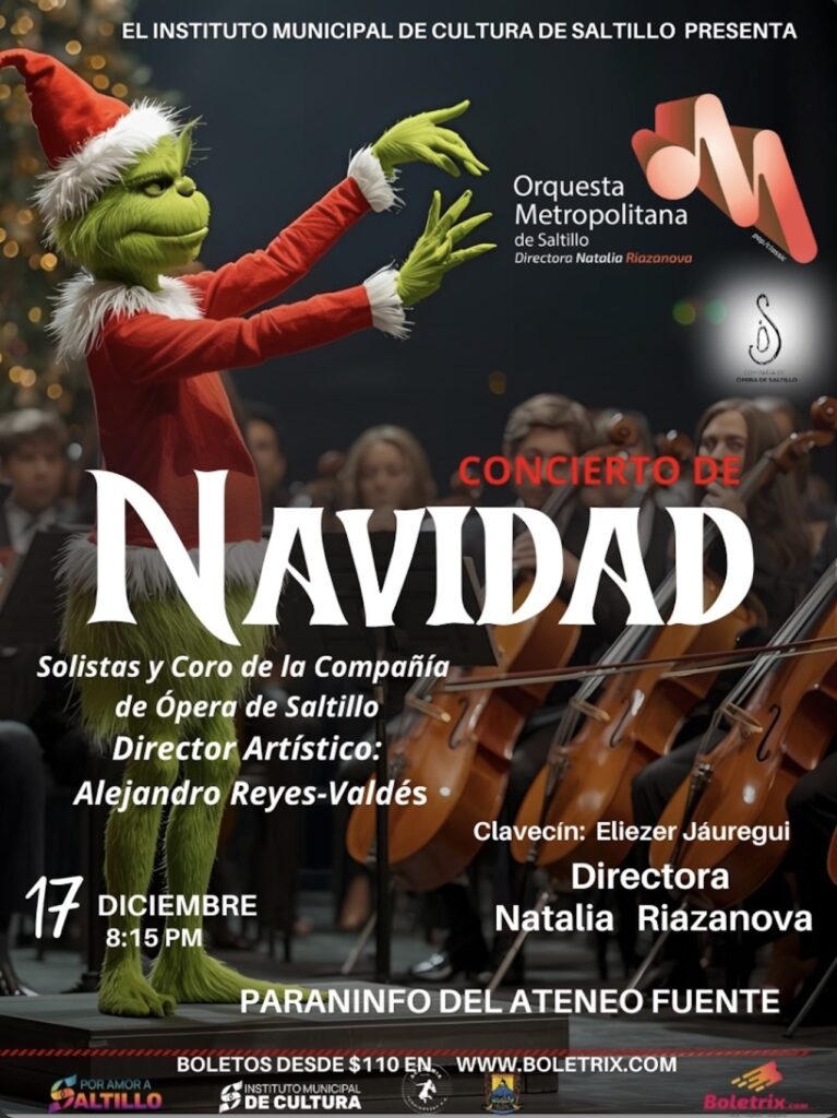 Así será el gran Concierto de Navidad en Saltillo