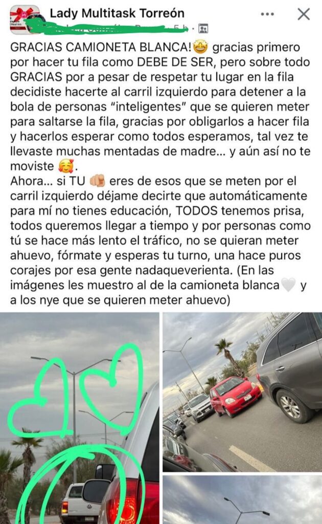 Tráfico en Torreón: Te decimos qué sí funciona para agilizar filas