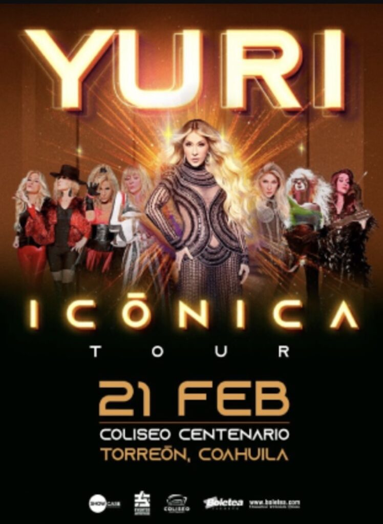 Conciertos en Torreón 2026: Yuri traerá su show a La Laguna
