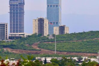 Así se construye la nueva interconexión entre San Pedro y Monterrey