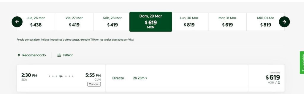 Saltillo tendrá vuelo directo a Cancún: Esto es lo que sabemos