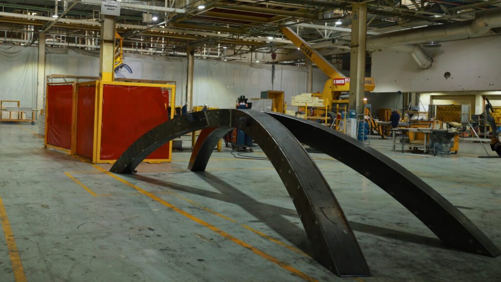 Base sobre la cual se montará la Nasa lagunera.