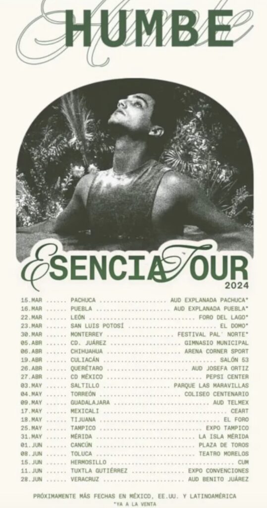 Concierto de Humbe en Saltillo: Lo que debes saber
