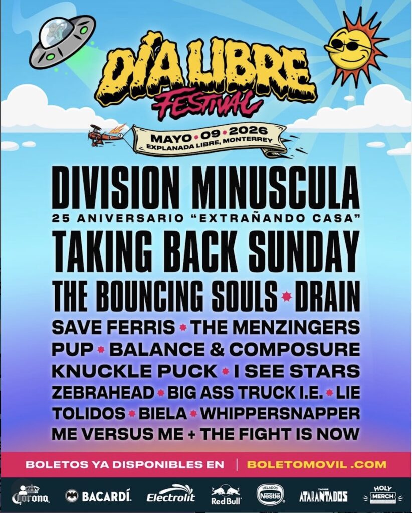 Día Libre 2026 llega a Monterrey con División Minúscula y un cartel imperdible