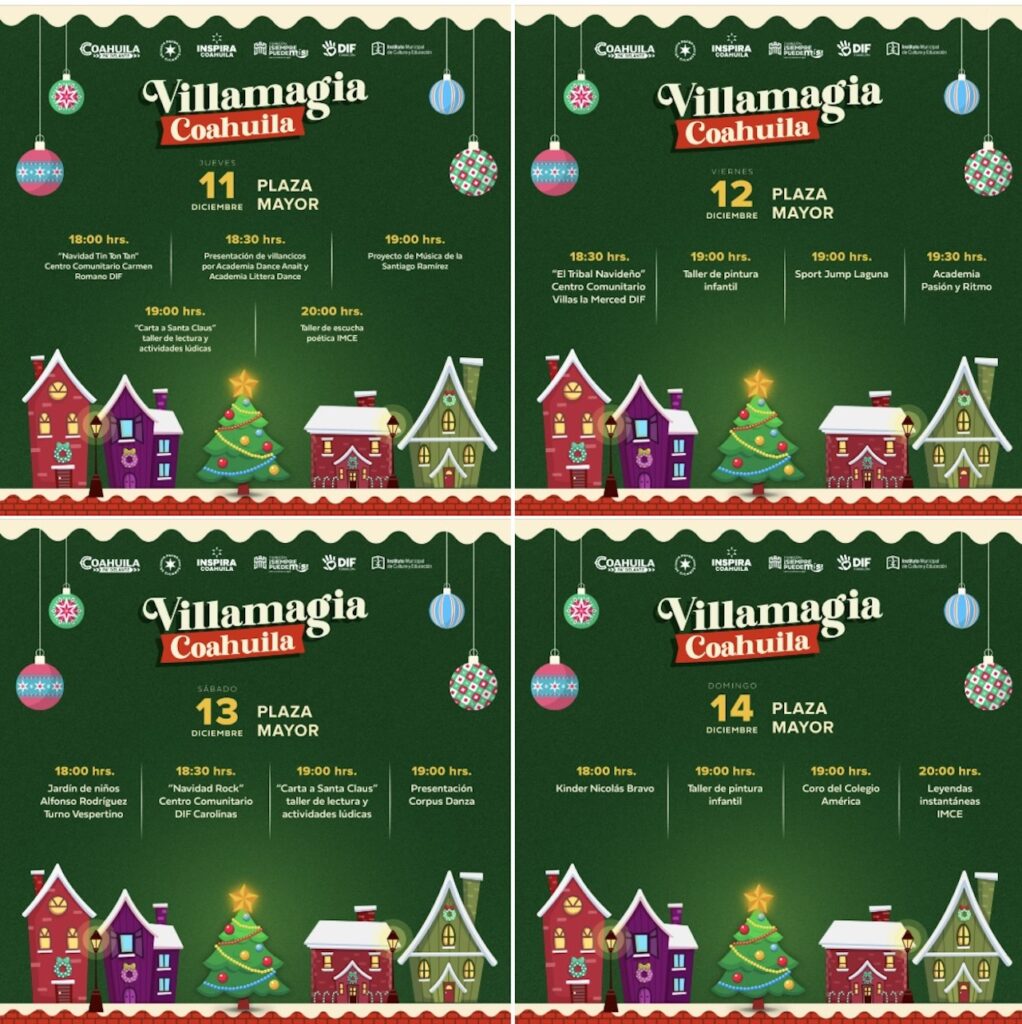 Villamagia Torreón: actividades y horarios del fin de semana