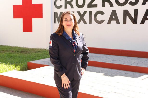 Alejandra Carranza, presdenta del comité de damas de la Cruz Roja Delegación Monterrey
