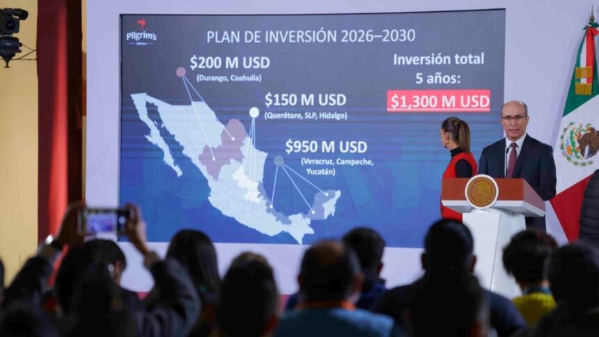 Coahuila se suma al plan de inversión de Pilgrim’s