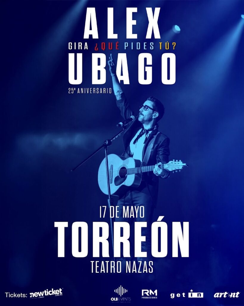 Todo sobre Alex Ubago en el Teatro Nazas