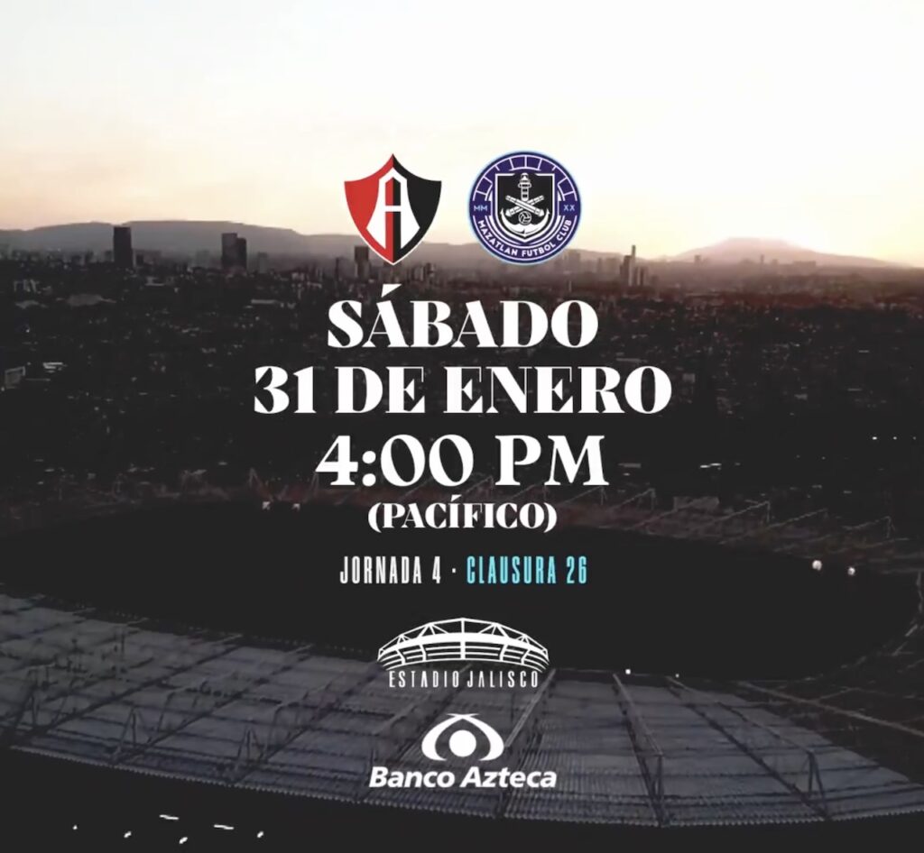 Atlas vs Mazatlán en vivo: Hora y transmisión