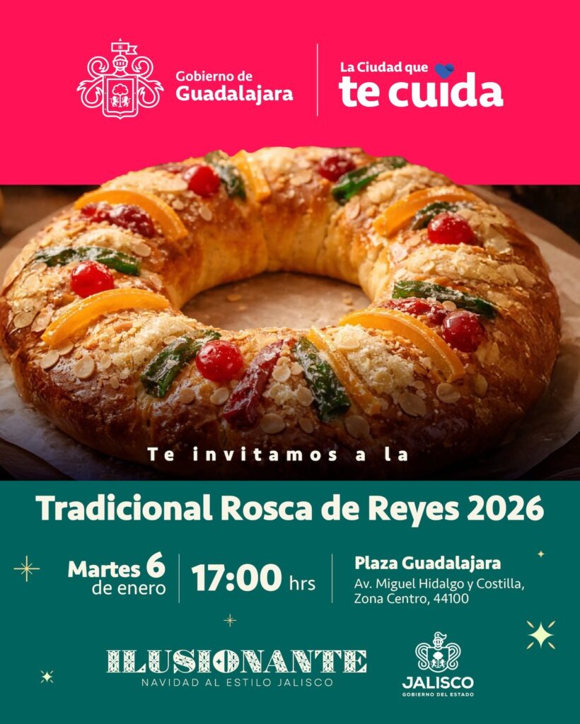 Rosca de Reyes gratis hoy en el Centro de Guadalajara: Horario y lugar