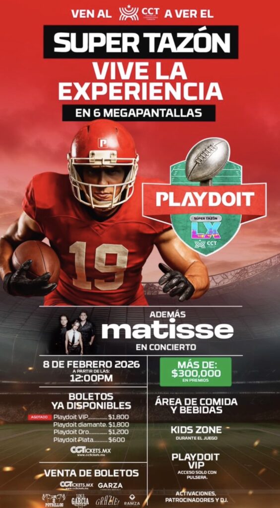 Super Bowl LX en Torreón: Así será la experiencia en el CCT este 8 de febrero