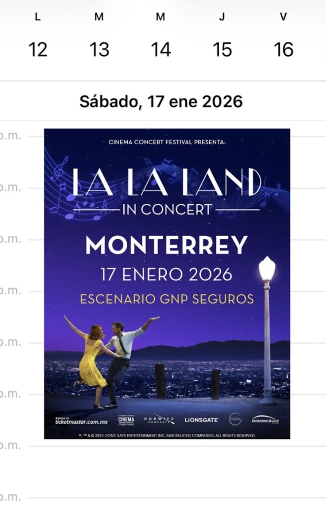 Próximos eventos en el Escenario GNP Seguros Monterrey