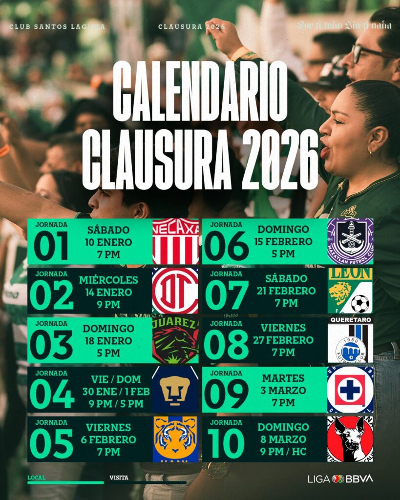 Disfruta de Torreón este mes de febrero con el Santos Laguna