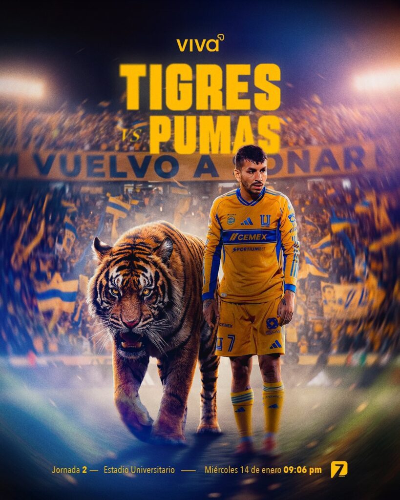 Tigres recibe a Pumas en la J2: a qué hora y dónde ver el duelo