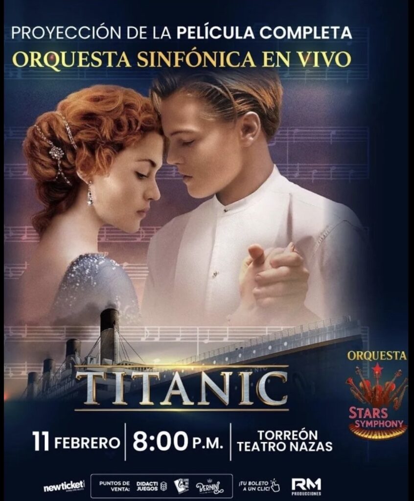 ¿Qué hacer en Torreón este mes de febrero? No te pierdas la proyección de 'Titanic'