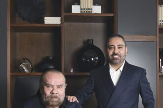 Presidente Miguel Ángel García y Octavio Caro, vicepresidente