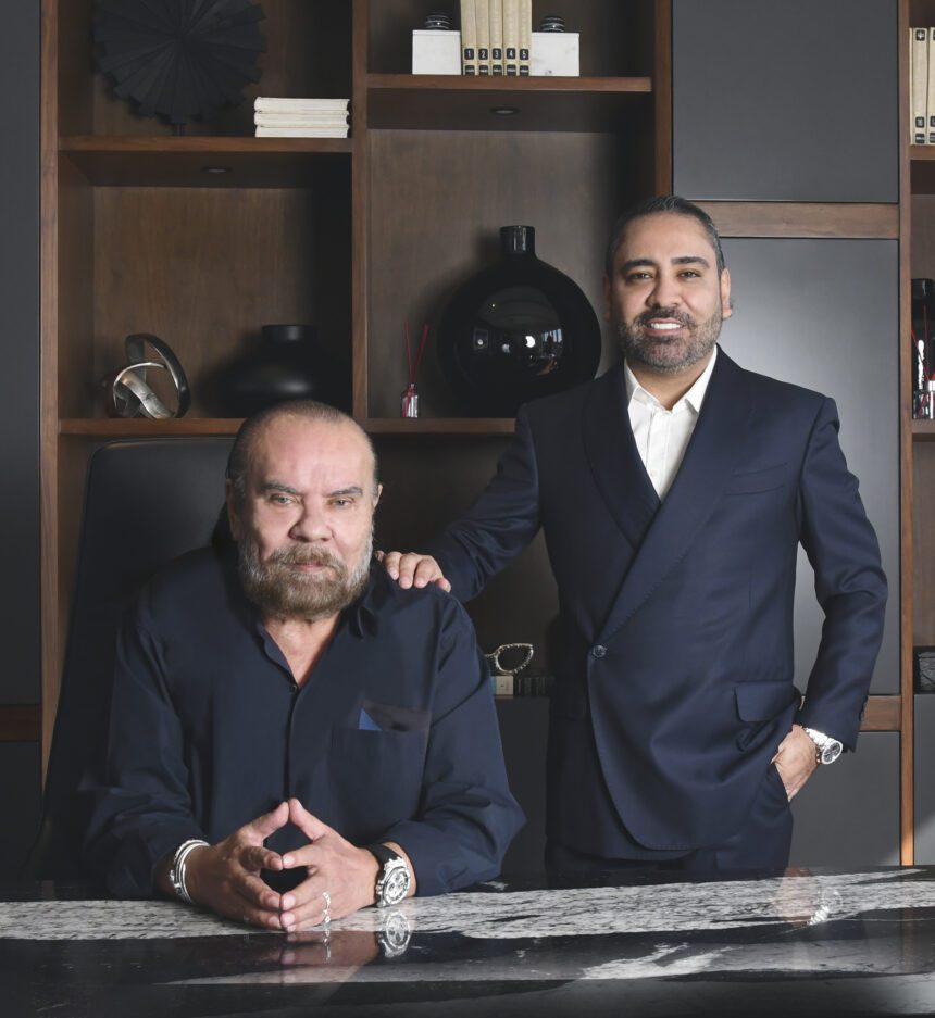 Presidente Miguel Ángel García y Octavio Caro, vicepresidente