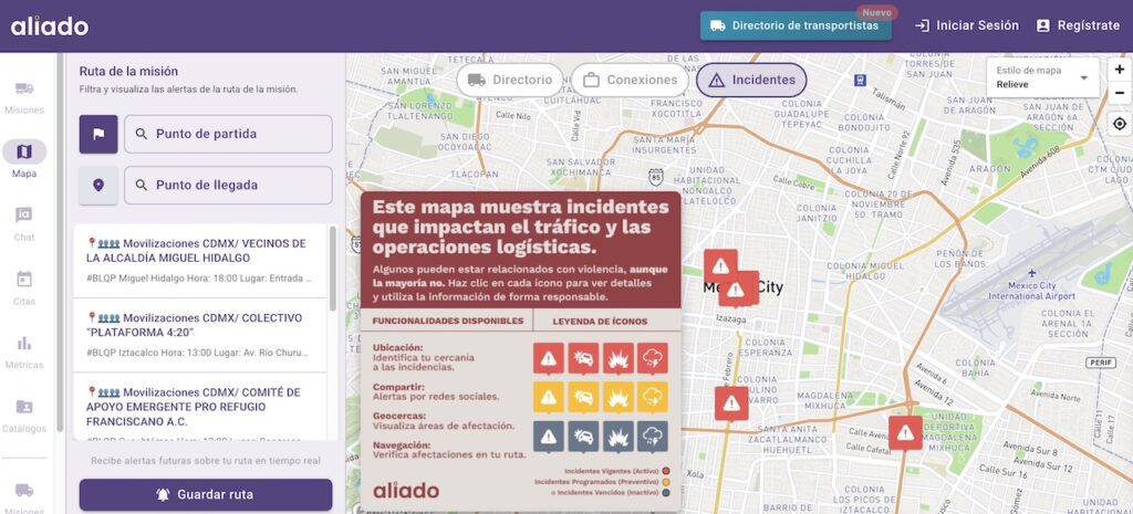 ¿Bloqueos en Jalisco? Alido App te ayuda a saber