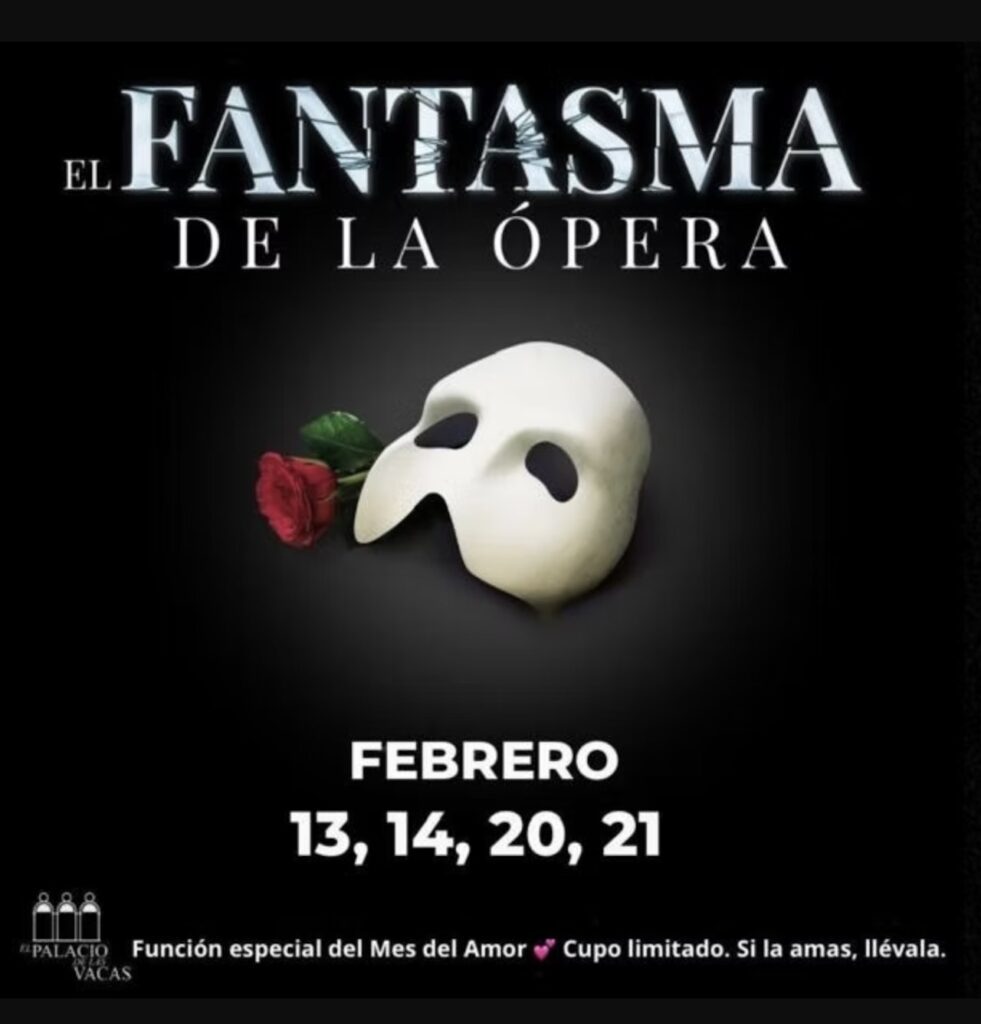 Disfruta del 'Fantasma de la ópera' en Guadalajara este fin