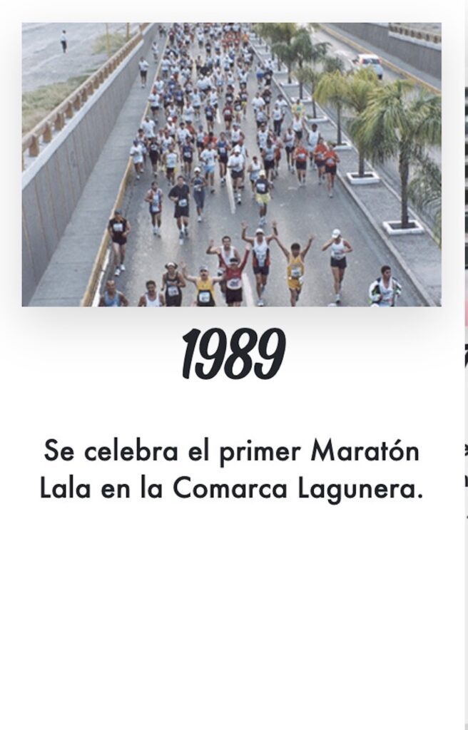 La Historia Maratón Lala comienza en 1989