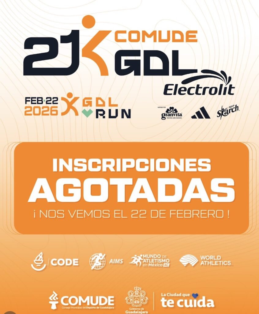 Medio Maratón Guadalajara 2026: Horarios de salida, entrega de kits y detalles