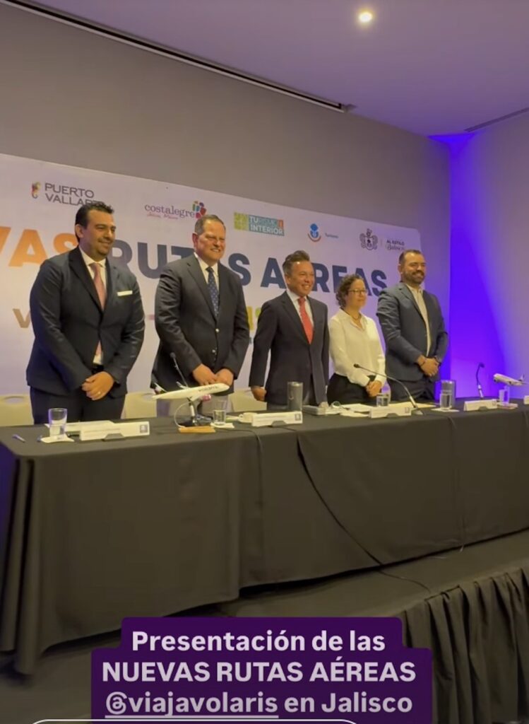 Jalisco refuerza su conectividad aérea con 12 nuevos vuelos operados por Volaris.