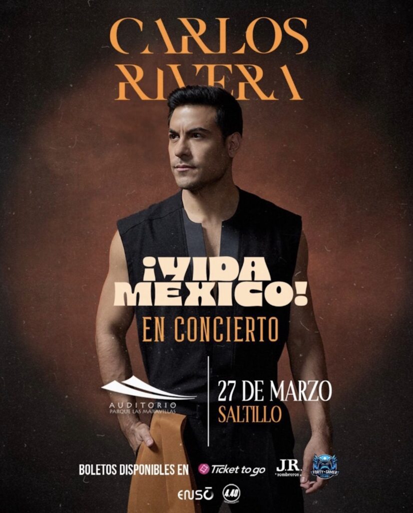 Todo listo para Carlos Rivera en Saltillo