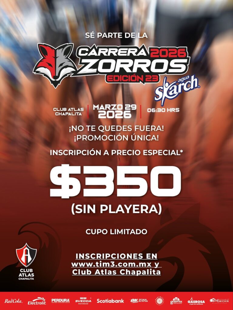 Todo sobre la Carrera Zorros 2026 en Guadalajara