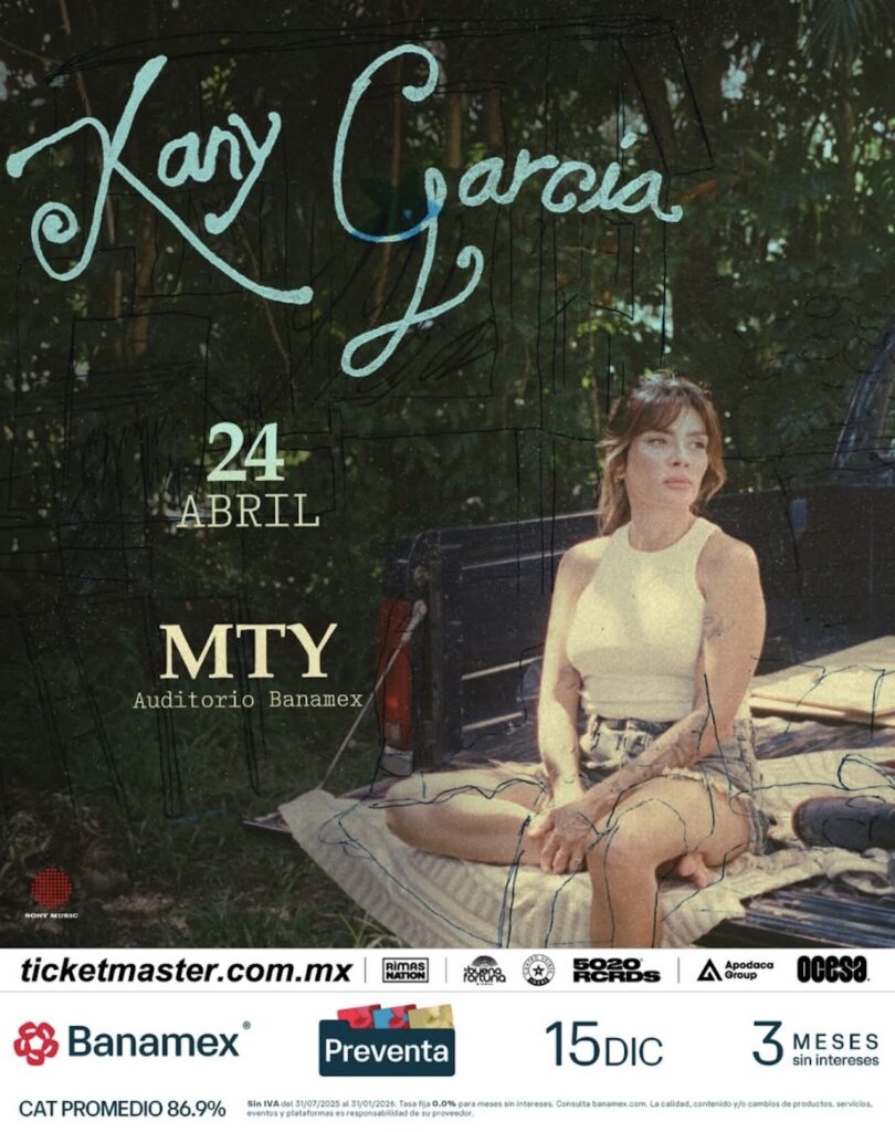 Qué conciertos hay en Monterrey en abril 2026