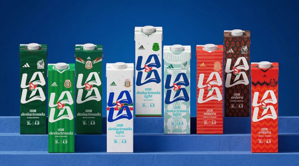 Lala presenta colección de empaques rumbo al Mundial 2026