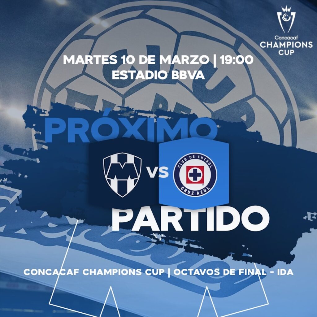 Rayados de Monterrey vs Cruz Azul: Te decimos canal y horario del partido de Concachampions 2026
