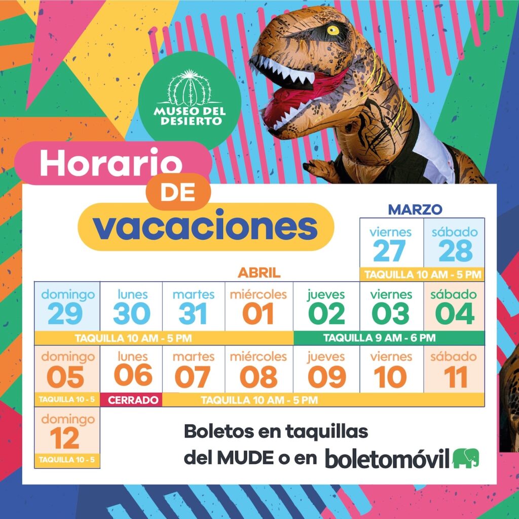 ¿No sabes qué hacer en Saltillo este fin de semana? ¡Visita el Museo del Desierto!