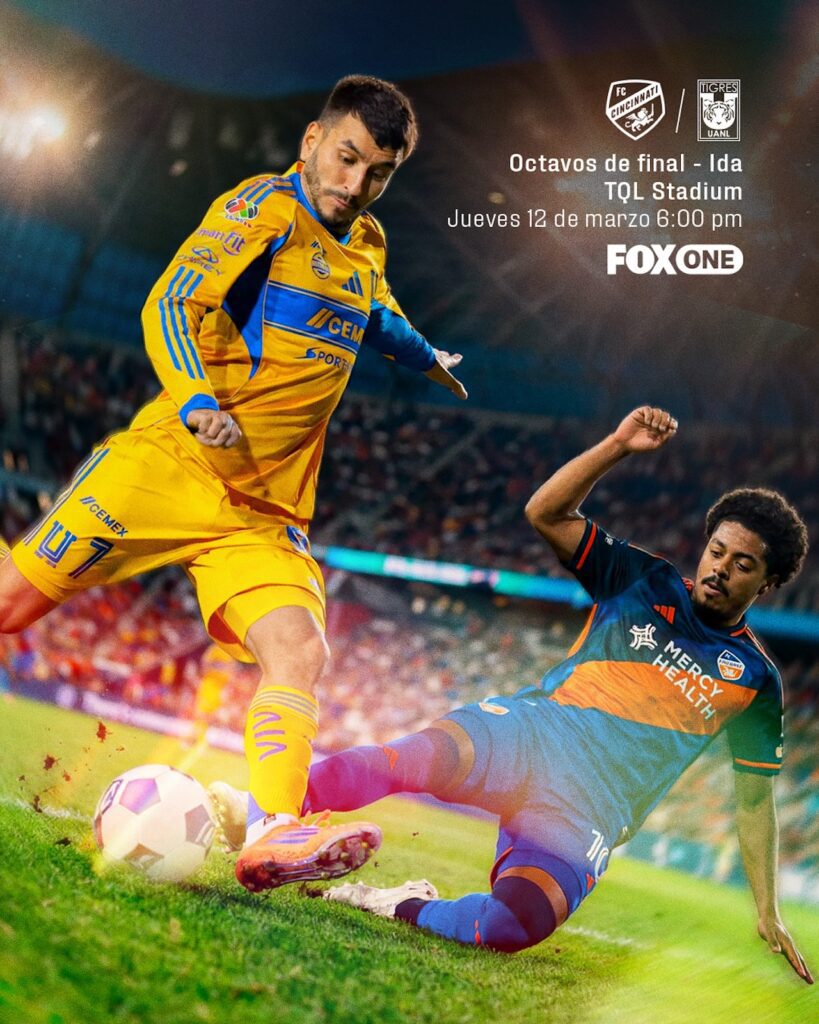 Horario Cincinnati vs Tigres hoy: transmisión Concachampions