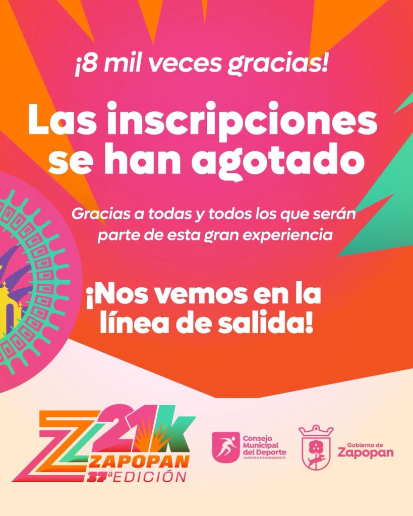 21K Zapopan 2026: todo sobre el Medio Maratón que reunirá a 8 mil corredores