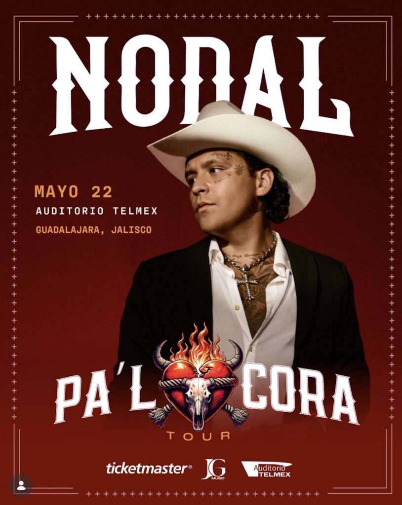 Nodal llega a Guadalajara con 'Pa'l Cora Tour'