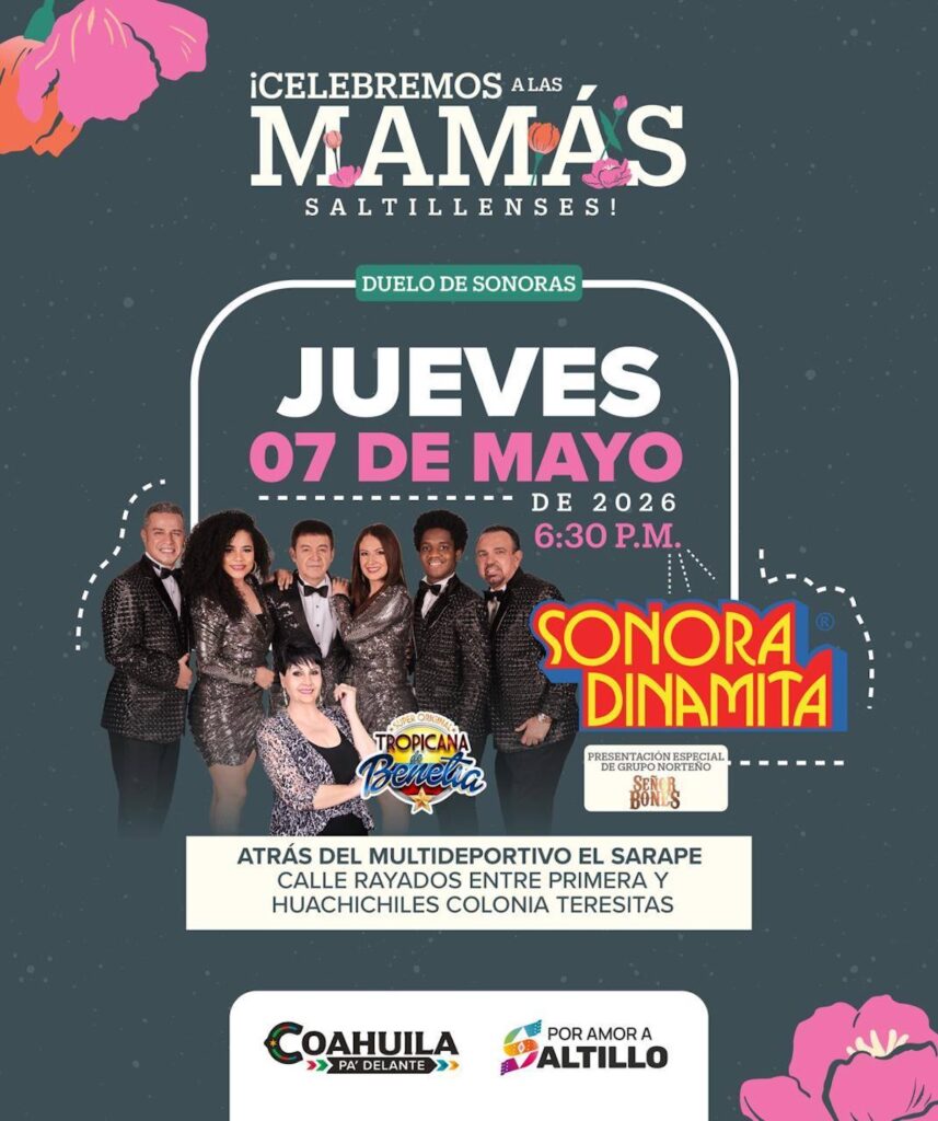 Todo sobre los conciertos gratis en Saltillo para festejar a mamá