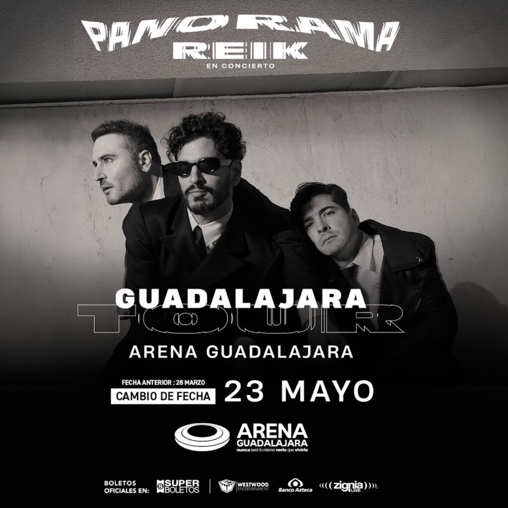 Guadalajara tendrá un gran concierto de Reik este mes