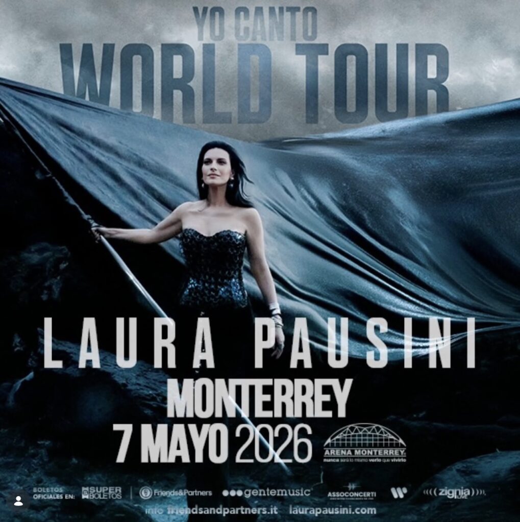Laura Pausini llega a Monterrey en mayo 2026