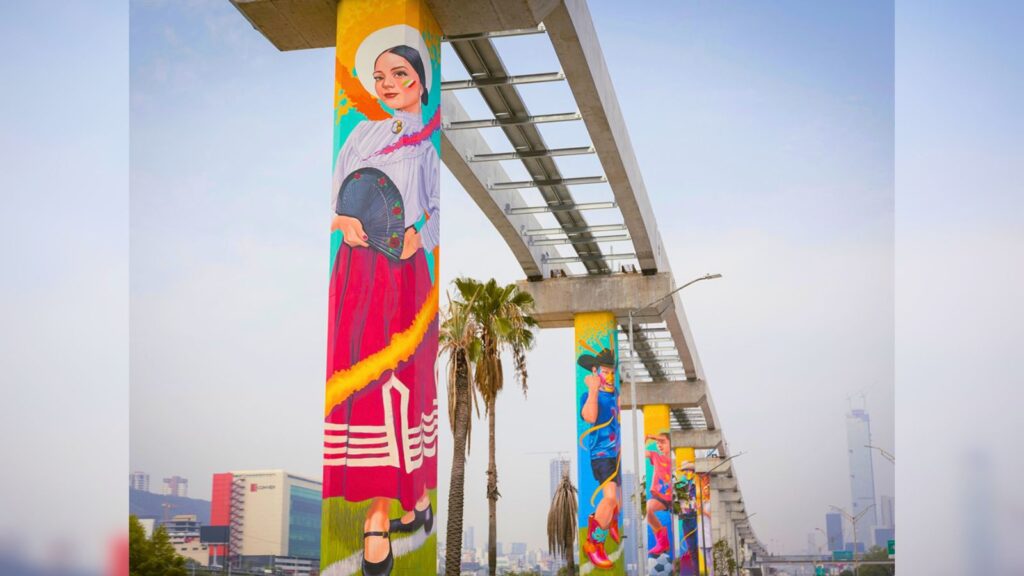 Arte urbano en Monterrey: El proyecto de murales rumbo al Mundial 2026