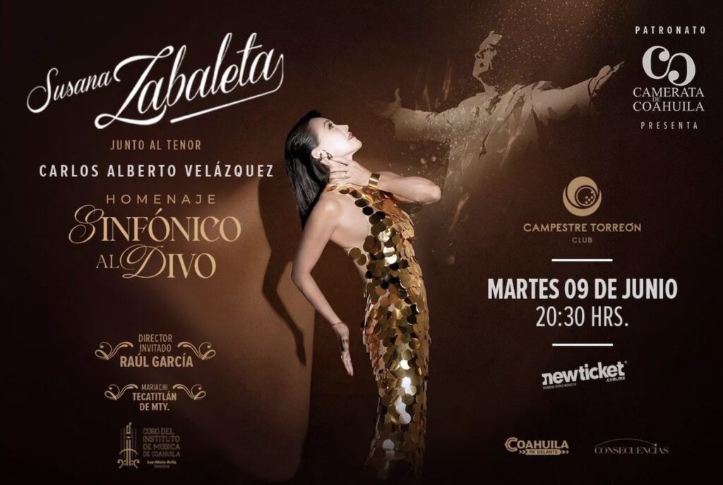 Concierto de Susana Zabaleta en Torreón: Todo sobre el homenaje a Juan Gabriel