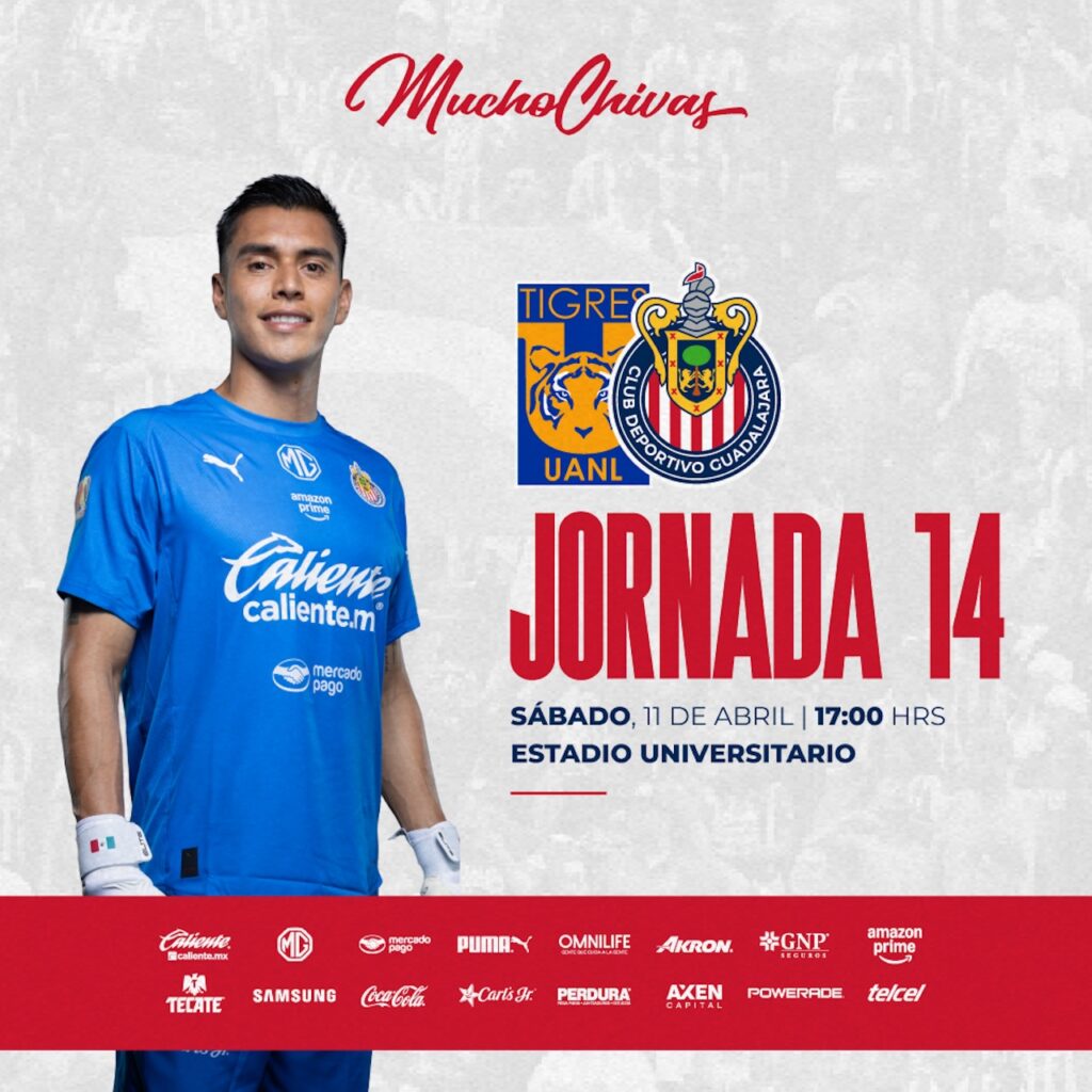 ¿Dónde ver Tigres vs Chivas EN VIVO? Hora y transmisión de la J14