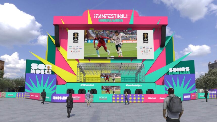 Plaza Liberación recibirá el Fan Fest del Mundial 2026 en Guadalajara