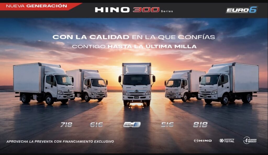 HINO refuerza transporte en Saltillo con nueva generación eficiente