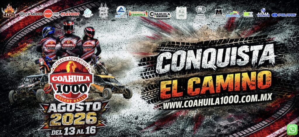 Rally Coahuila 1000 2026: Recorrido, fechas y cómo participar en esta edición