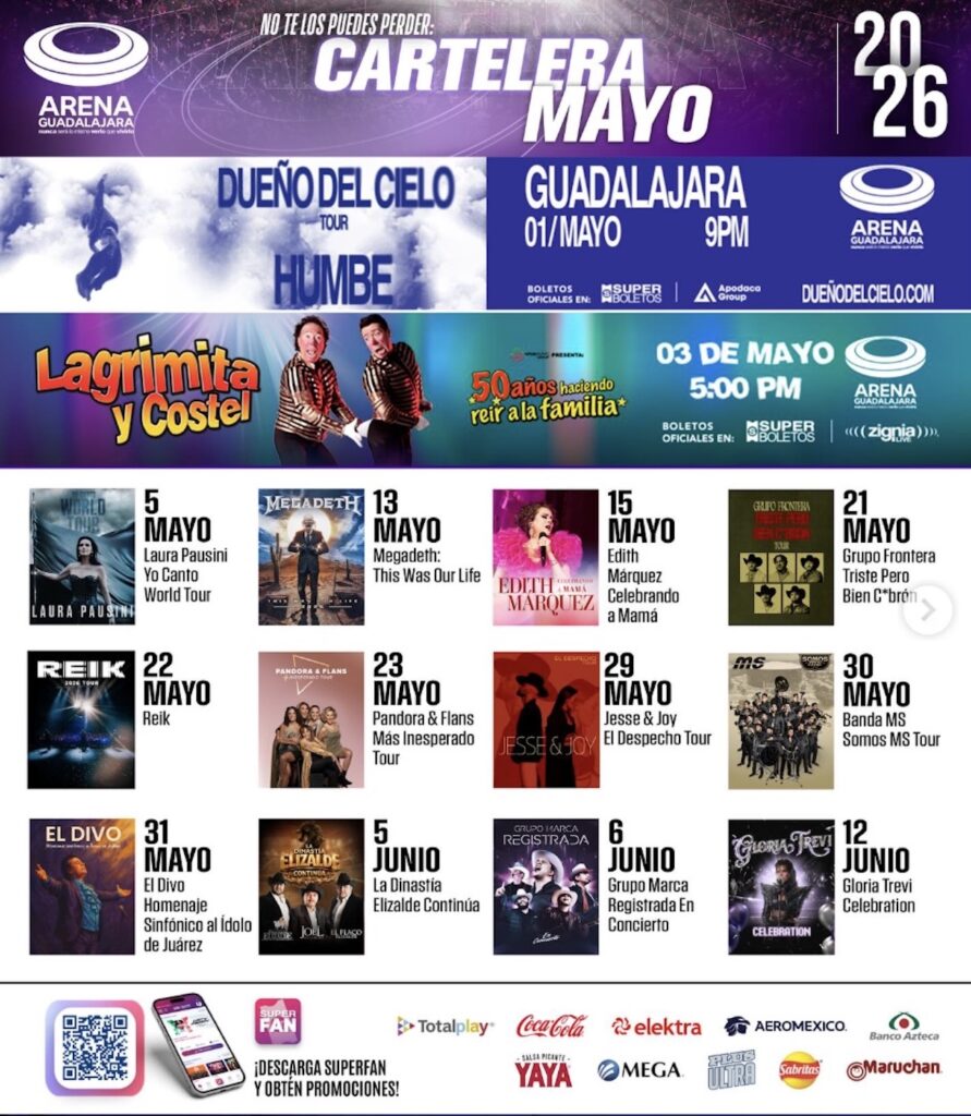 Descubre que hacer en Guadalajara el fin de semana: Agenda de mayo 2026