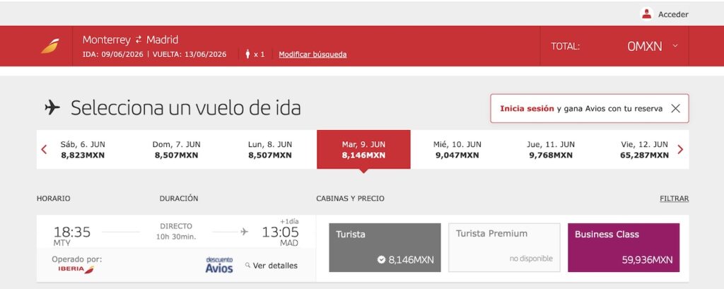 Iberia conectará Monterrey con Madrid: Esto cuesta viajar desde Nuevo León a Europa