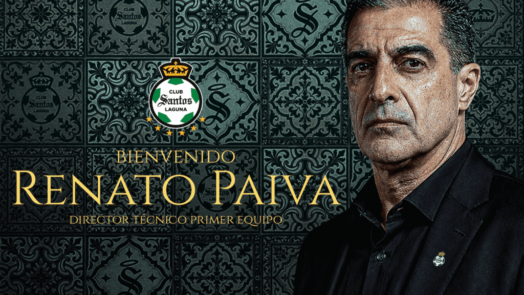 Renato Paiva será el nuevo director técnico de Santos Laguna