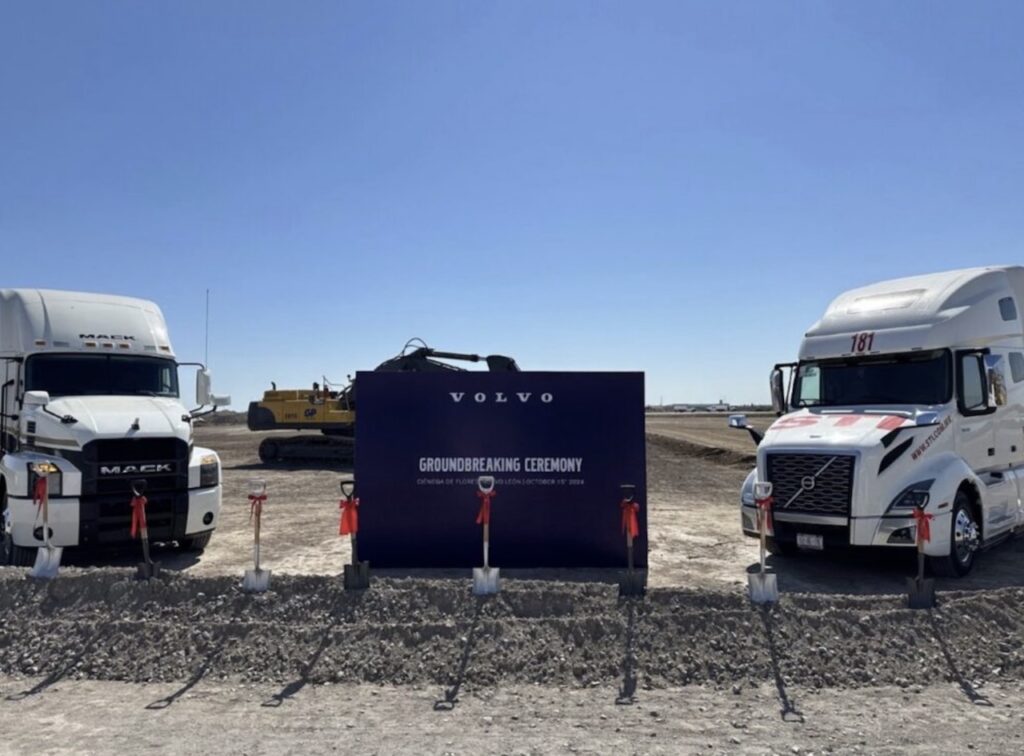  La construcción de la planta de Volvo inició el 15 de octubre de 2024