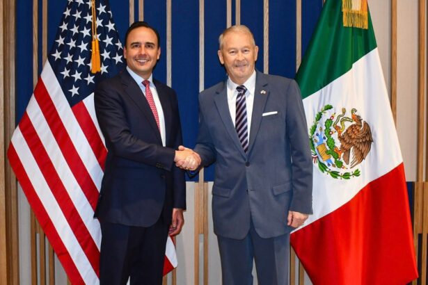 Embajador Ronald Johnson reconoce modelo de seguridad de Coahuila; refuerzan cooperación
