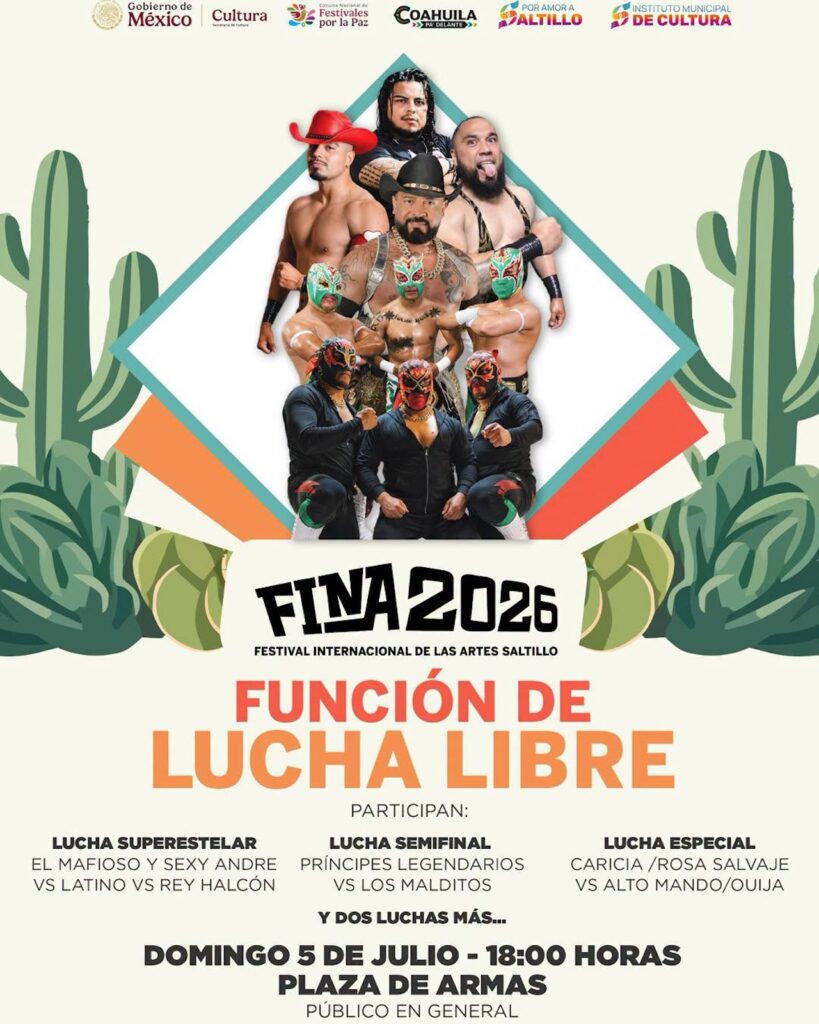 ¿Qué hacer en Saltillo este mes? No te pierdas la gran función de Lucha Libre
